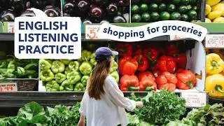 Grocery Shopping in Australia (Market & Supermarket) | Real Life English Listening Practice