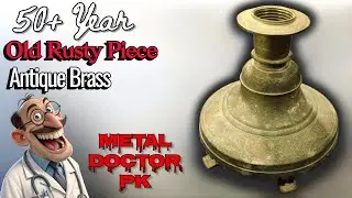 Antique Brass Item Restoration | Turning a 50+ Year Old Rusty Piece Into a New Shiny Treasure