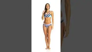 Splendid Tie Dye Stripe Reversible Bikini Bottom | SwimOutlet.com
