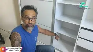 Guarda Roupa Verona Plus de 2 Portas e 4 gavetas na cor Branca.