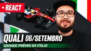 F1 REACT AO VIVO - CLASSIFICA&Ccedil;&Atilde;O GP DA IT&Aacute;LIA DE 2025