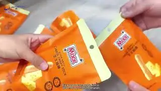 The hand throw premade bag packing machine -for Long strip products