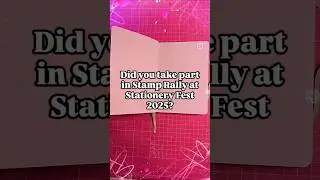 POV: My Stamp Rally Pages from Stationery Fest 2025 ✨📔🐾 #stationeryfest #stamps #stationeryaddict