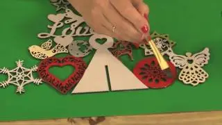 Pintar Arbolitos de Navidad en Fibrofacil - Claudia Kunze