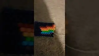 Nyan cat kandi cuff #cat #music #kitty #kandi #art