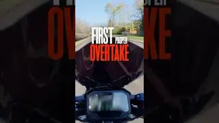 My Kawasaki Z650's First Overtake: Nerve-Wracking! Woman Learner Motorcycle Rider