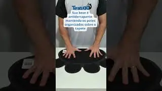 Tapete Pet Pata Comedouro Vin&iacute;lico Uzoo