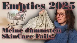 Empties 2025 &middot; Meine d&uuml;mmsten Hautpflegeprodukte Fails (und die besten) vom ganzen Jahr