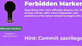 ￼Comment avoir le￼ Marker￼ forbbiden dans find the marqueur