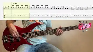 Animal ДжаZ - Три полоски (Bass cover & Tabs) #basstabs #bassplayer #basscover #bassguitar