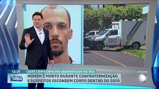 Homem é morto por amigos em confraternização, corpo é escondido no sofá | BALANÇO GERAL