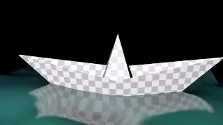 Paper boat in Cinema 4D tutorial