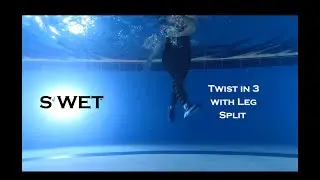 S'WET&trade; Twist in 3 with Leg Split | Dynamic Aqua Fitness Move!