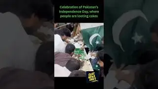 Chaos on Pakistan&rsquo;s Independence Day &ndash; Cakes Looted in Celebrations! #pakistanindependenceday