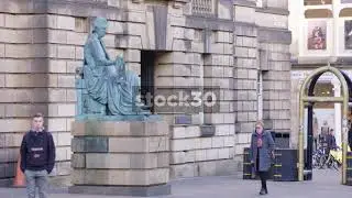Edinburgh High Court Building On Lawnmarket, The Royal Mile In Edinburgh, UK