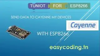 NodeMcu (ESP8266) Tutorial C-18: Send data to Cayenne mydevices platform