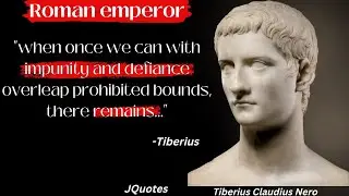 the roman empire tiberius quotes |tiberius caesar augustus | tiberius caesar #jquotes