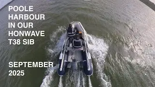 Poole Harbour in our Honwave T38 SIB