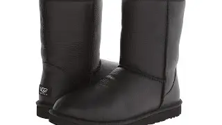 Обзор UGG Classic Short Metallic Black