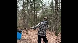 Disk golf in January 