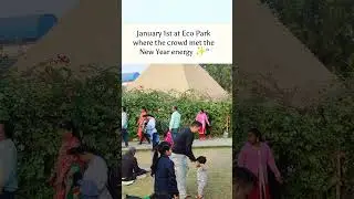 New Year Crowd Eco Park Kolkata #comedy #funny #shorts #shortsviral #youtubeshorts