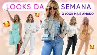 LOOKS DA SEMANA😱O LOOK MAIS AMADO POR VOCÊS!!