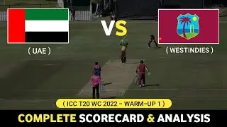 UAE vs West Indies | T20 World Cup Warm Up Matches 2022 | Post Match Analysis | Daily Cricket