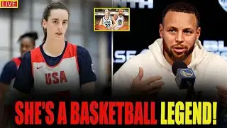 FANS IN SHOCK as Steph Curry is SEEN Coaching Caitlin Clark in NEW Viral Clip!