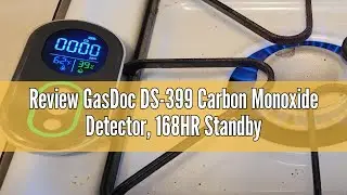 Review GasDoc DS-399 Carbon Monoxide Detector, 168HR Standby, Rechargeable 3-in-1 Portable CO Detect
