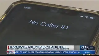 Texas ranks 12th in the nation for most cases of identity theft