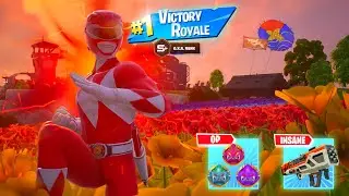 NEW Red Power Ranger Skin Is INSANE! Fortnite Season 4