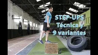 Ejercicio de fuerza STEP-UPS, y sus 9 variantes
