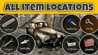 Granny: All Item Locations for Car Escape (100% Complete) | RJ GAMERZ