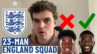 MY 23-MAN ENGLAND SQUAD AND STARTING XI - EUROS 2021