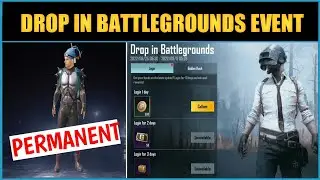 Get Permanent Outfit In Bgmi | Drop In Battlegrounds Event In Bgmi