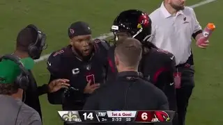&ldquo;CALM THE F*CK DOWN!&rdquo; Kyler Murray HEATED ARGUMENT Kliff Kingsbury | Cardinals vs Saints TNF Week 7