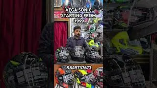 vega sonic DOT certified helmet available only at MODERN HAT WORKS  📞9849737672