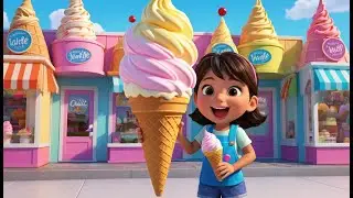 The Ice Cream Bridge Melts Away | Melting Bridge Song for Kids | Sweet & Silly Nursery Rhyme