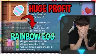 I Got Rainbow Egg From Easter Crate [Huge Profit] + New Mentor Rewards │Growtopia
