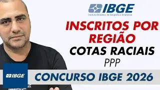 Inscritos Concurso APM IBGE 2025 - cotas raciais