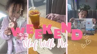 My Weekend Vlog.... Vision Board + sweet treats + spa day with Mommy...