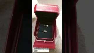 Unboxing Cartier wedding rings