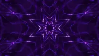 Neon Mandala Meditation Background | 15 Minute Loop | Relaxing Screensaver