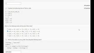 Programming Data Structures and Algorithms using Python week-2 Quiz solution