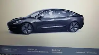 Ordering a Tesla Model 3 Performance online