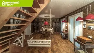 Дачный ответ - Веранда в стиле ретро с буржуйкой, качелями и патефоном (06.10.2013)