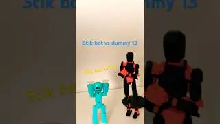 Stik bot vs dummy 13 #stikbot #dummy13 #animation #shorts #cool