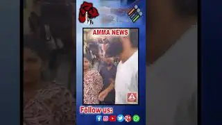 క్యూ లో నిలబడి ఓటేసిన అల్లు అర్జున్ | Icon Star Allu Arjun Visuals In Queue Line To Cast His Vote