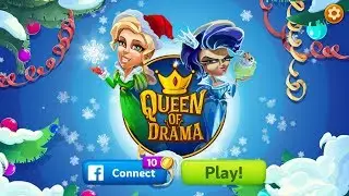 Queen of Drama (mobile) match 3 - JUST GAMEPLAY!