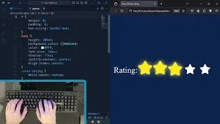 Creating Stylish Star Ratings with HTML and CSS | Web Development Tutorial